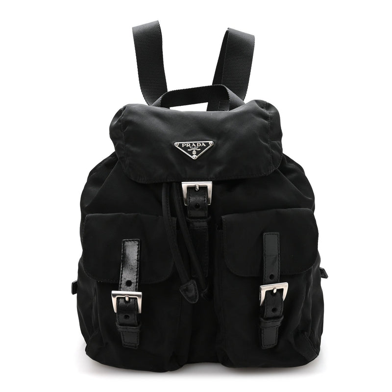 Nylon Vela Small Backpack Black