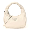Nappa Soft Padded Mini Bag White