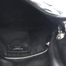 Lambskin Quilted Small Loulou Puffer Monogram Chain Satchel Black
