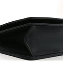 Vitello Mini Virtus Chain Clutch Black