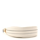 Soft Calfskin Small Arque Shoulder Bag White