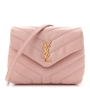 Calfskin Y Quilted Monogram Toy Loulou Crossbody Bag Tender Pink