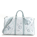 Monogram Aquagarden Keepall Bandouliere 50 Crystal Blue