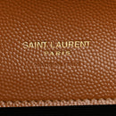 Grain De Poudre Matelasse Chevron Monogram Envelope Clutch Natural Dark
