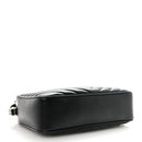 Calfskin Matelasse Monogram Lou Camera Bag Black