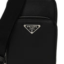 Saffiano Smartphone Case Crossbody Black