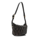Nappa Matelasse Pouch Sabbia Caffe