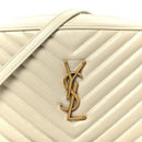 Calfskin Matelasse Monogram Lou Camera Bag Crema Soft