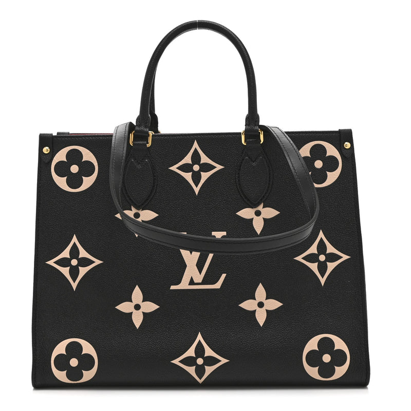 Empreinte Monogram Giant Onthego MM Black Beige