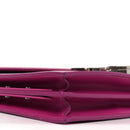 Smooth Calfskin Monogram Cassandra Clasp Bag Electric Fuchsia