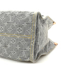 Monogram Denim Onthego MM Washed Gray