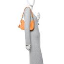 Saffiano Lux Mini Re-Edition Shoulder Bag Arancio