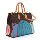 LV X YK Monogram Pumpkin Onthego MM Multicolor