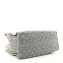 Monogram Denim Onthego MM Washed Gray