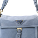 Nappa Medium Explore Shoulder Bag Aviation Blue