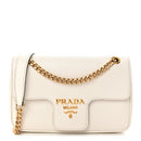 Saffiano Flap Shoulder Bag Talco