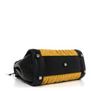 Nappa Matelasse Top Handle Bag Black Soleil