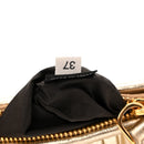 Metallic Nappa Plisse Long Clutch Gold