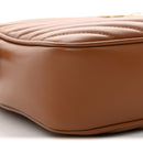 Calfskin Matelasse Monogram Lou Camera Bag Cinnamon