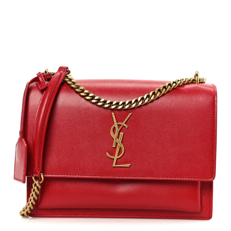 Calfskin Medium Monogram Sunset Rouge Eros