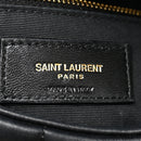 Lambskin Quilted Toy Loulou Puffer Monogram Chain Satchel Black