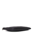 Linen Canvas Rive Gauche Zipped Pouch Black