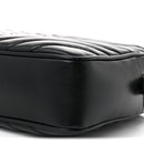 Calfskin Matelasse Monogram Monochrome Lou Camera Bag Black