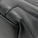 Calfskin Y Quilted Monogram Small Loulou Chain Satchel Black