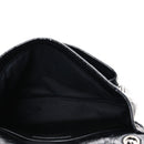 Crinkled Calfskin Matelasse Monogram Baby Niki Chain Satchel Black