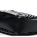 Calfskin Matelasse Monogram Lou Camera Bag Black