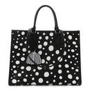Monogram Kusama Dots Onthego MM Black White