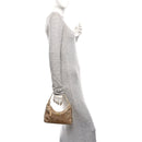 Satin Crystal Mini Re-Edition 2000 Bag Platino