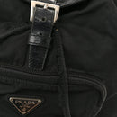 Nylon Vela Mini Cinch Backpack Black