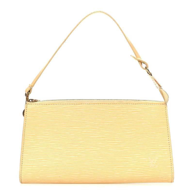 Epi Pochette Accessories 24 Vanilla