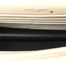 Grain De Poudre Matelasse Chevron Monogram Envelope Chain Wallet Crema Soft