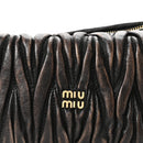 Nappa Matelasse Pouch Sabbia Caffe