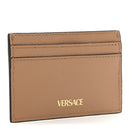 Calfskin Medusa Card Holder Brown