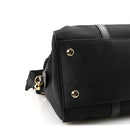 Re-Nylon Saffiano Medium Re-Edition 1978 Top Handle Bag Black