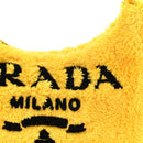 Terry Cloth Mini Re-Edition 2000 Bag Giallo Black