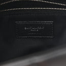 Lambskin Quilted Small Loulou Puffer Monogram Chain Satchel Black