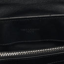 Calfskin Y Quilted Monogram Small Loulou Chain Satchel Black
