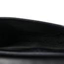 Calfskin Canvas Never Still Crossbody Flap Bag Black