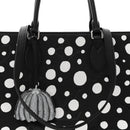 Monogram Kusama Dots Onthego MM Black White