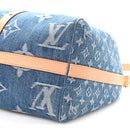 Denim Monogram New LV Remix Keepall Bandouliere 45 Blue