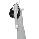 Calfskin Small Repeat Zip Hobo Black