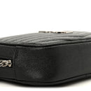 Grain De Poudre Matelasse Monogram Mini Lou Camera Bag Black