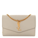 Grain De Poudre Monogram Uptown Chain Wallet Crema Soft
