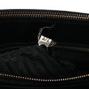 Saffiano Large Galleria Double Zip Tote Black
