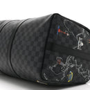 Damier Graphite World Map Keepall Bandouliere 50