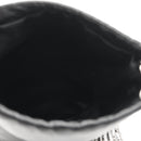 Nappa Starlight Crystal Fringe Trick Pouch On Strap Black